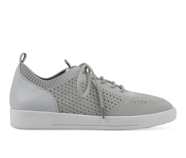 Women's White Mountain Upscale Sneakers in Light Grey color