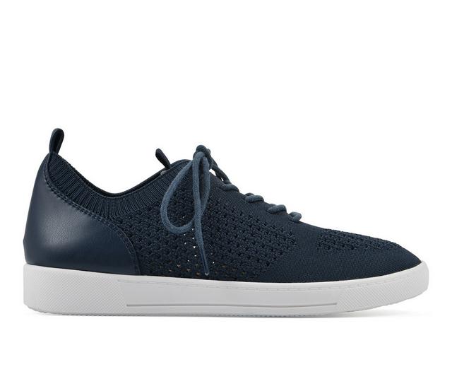 Women's White Mountain Upscale Sneakers in Navy color