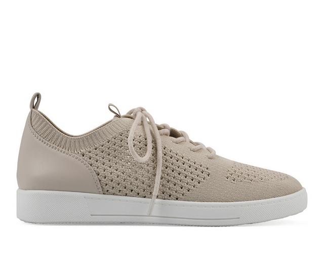 Women's White Mountain Upscale Sneakers in Taupe color