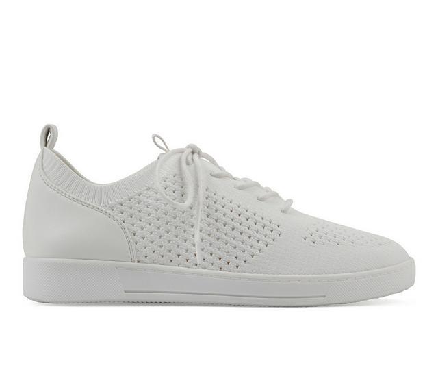 Women's White Mountain Upscale Sneakers in White color