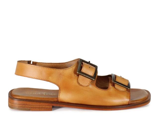 Women's DIBA TRUE Law Less Sandals in Light Brown color