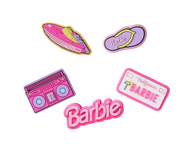 Crocs Jibbitz Licensed 5 Pack in Barbie Retro color