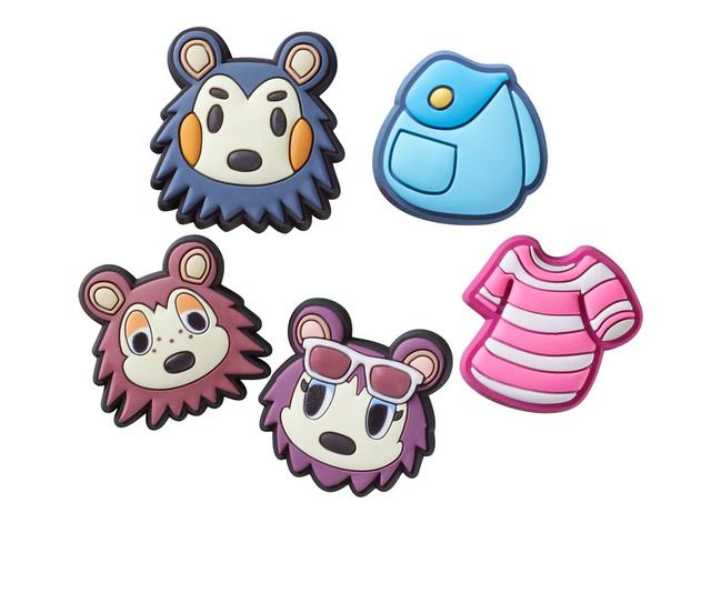 Crocs Jibbitz Licensed 5 Pack in Animal Crossing color