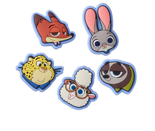 Crocs Jibbitz Licensed 5 Pack in Zootopia color