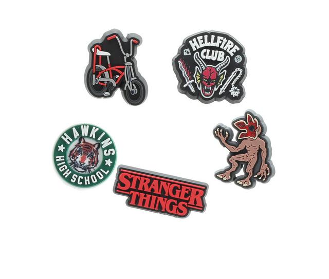 Crocs Jibbitz Licensed 5 Pack in Stranger Things color