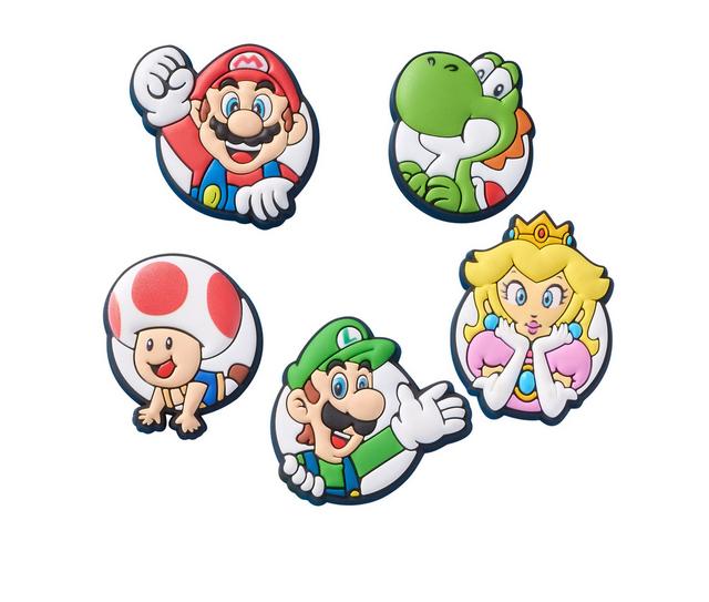 Crocs Jibbitz Licensed 5 Pack in SUPERMARIO CORE color