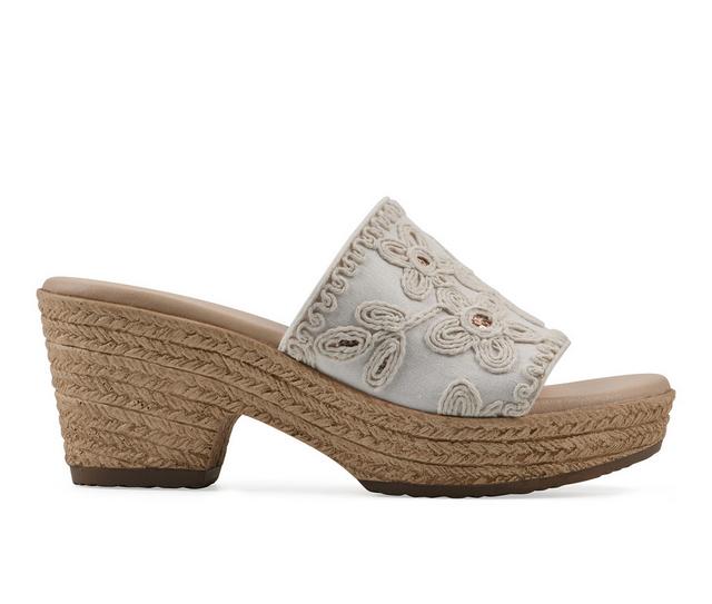 Women's Cliffs by White Mountain Blancia Wedges in White color