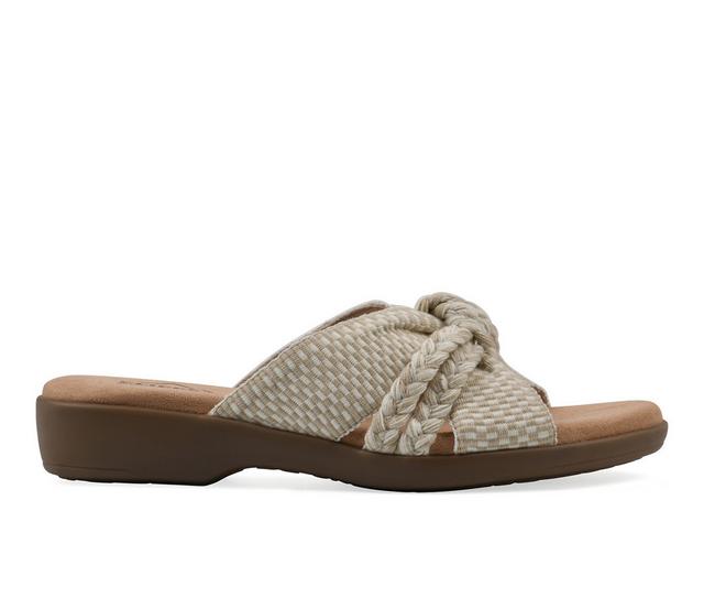 Women's Cliffs by White Mountain Blinding Sandals in Natural/Multi color
