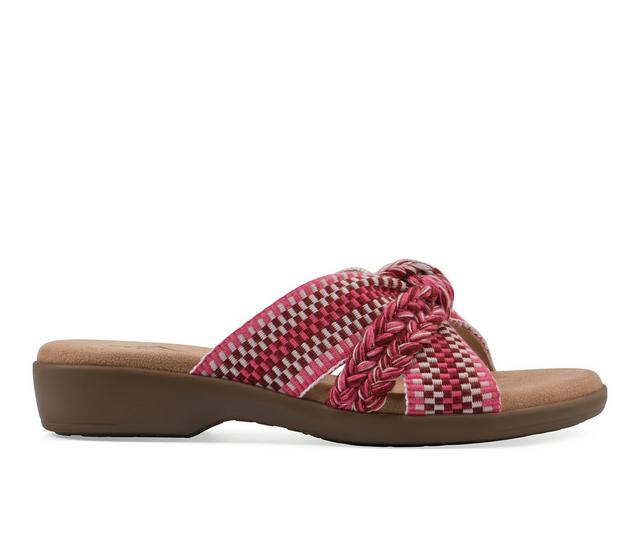 Women's Cliffs by White Mountain Blinding Sandals in Fuschia/Multi color