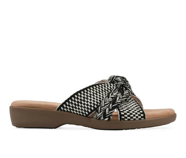 Women's Cliffs by White Mountain Blinding Sandals in Black/Multi color