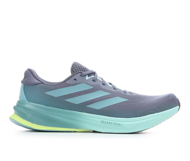 Men's Adidas Supernova Rise 2 Running Shoes in Onix/Mint/Ylw color