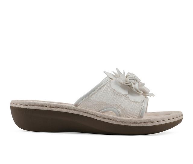 Women's Cliffs by White Mountain Chill Wedges in White color