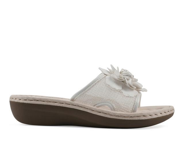 Women's Cliffs by White Mountain Chill Wedges in White W color