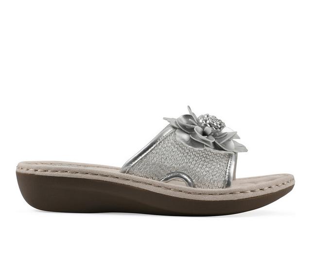 Women's Cliffs by White Mountain Chill Wedges in Silver color