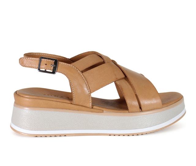 Women's DIBA TRUE Pipp En Platform Sandals in Coconut color