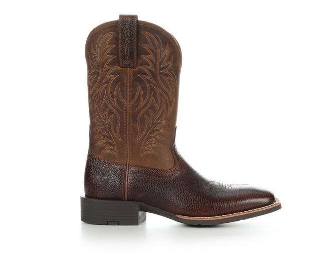 Men's Ariat Sport Western WST Cowboy Boots in Peanut Butter color