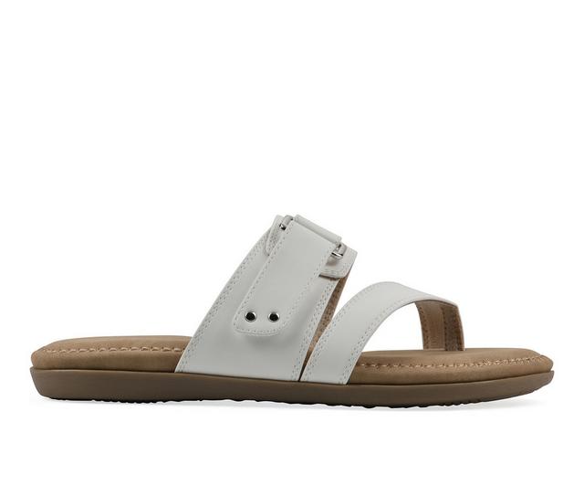 Women's Cliffs by White Mountain Fancify Sandals in White color