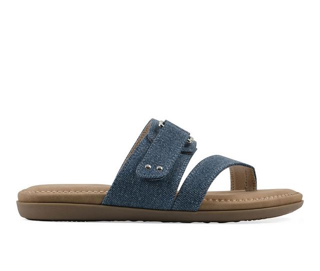 Women's Cliffs by White Mountain Fancify Sandals in Blue color