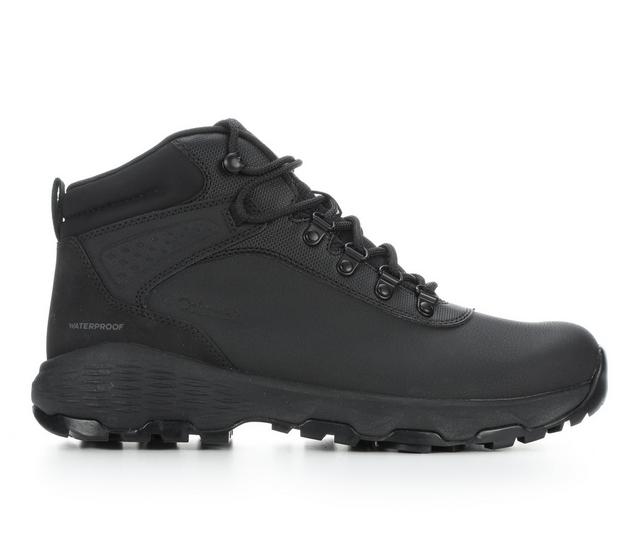 Men's Columbia Newton Wander LT Hiking Boots in Black Shark color