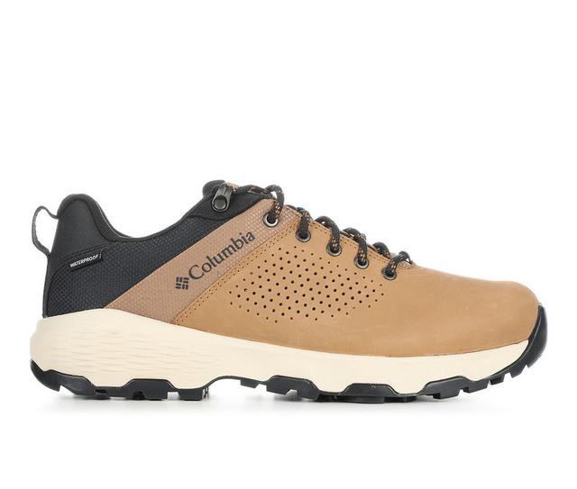Men's Columbia Newton Nimble LT Hiking Boots in Black Elk color