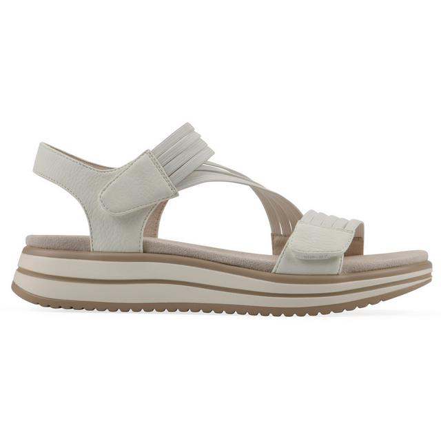 Women's Cliffs by White Mountain Hadford Sandals in White color