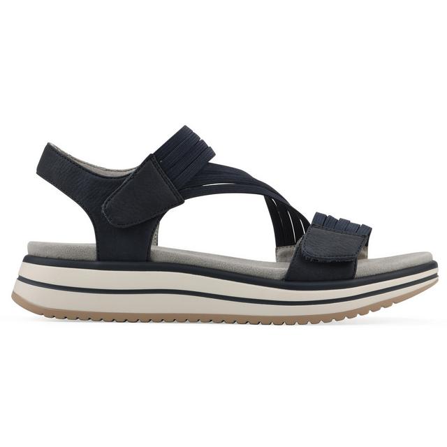 Women's Cliffs by White Mountain Hadford Sandals in Navy color