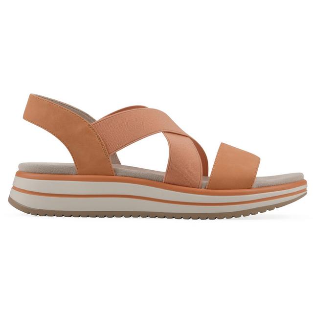 Women's Cliffs by White Mountain Hapley Sandals in Peach color