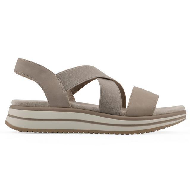 Women's Cliffs by White Mountain Hapley Sandals in Taupe color