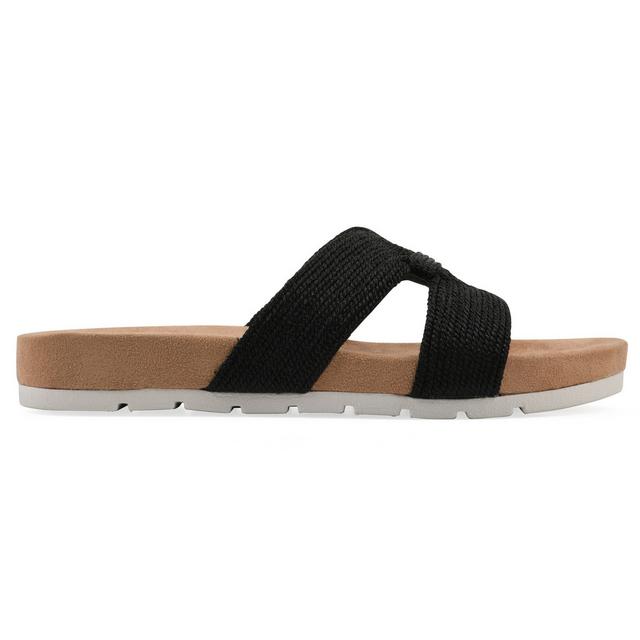 Women's Cliffs by White Mountain Tindra Sandals in Black color