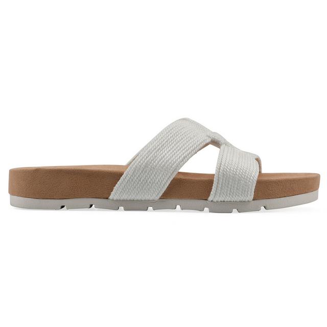 Women's Cliffs by White Mountain Tindra Sandals in White color