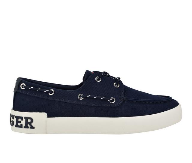 Men's Tommy Hilfiger Rice Boat Shoes in Navy color