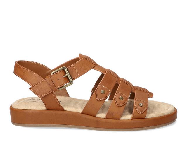 Women's Easy Street Chirp Sandals in Luggage color