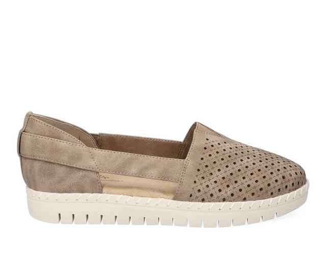Women's Easy Street Fedra Flats in Natural color
