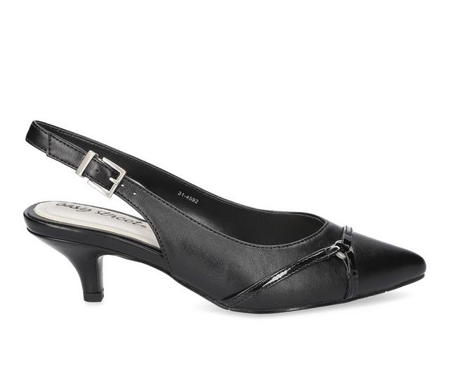 Women's Easy Street Feena Pumps in Black color