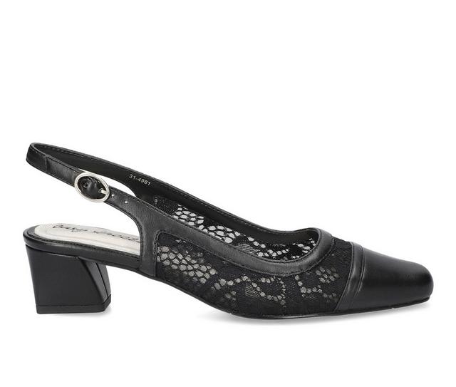 Women's Easy Street Fortune Pumps in Black color