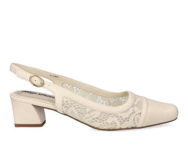 Women's Easy Street Fortune Pumps in Cream color
