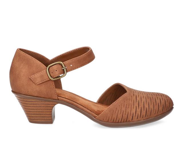 Women's Easy Street Justina Pumps in Tan color