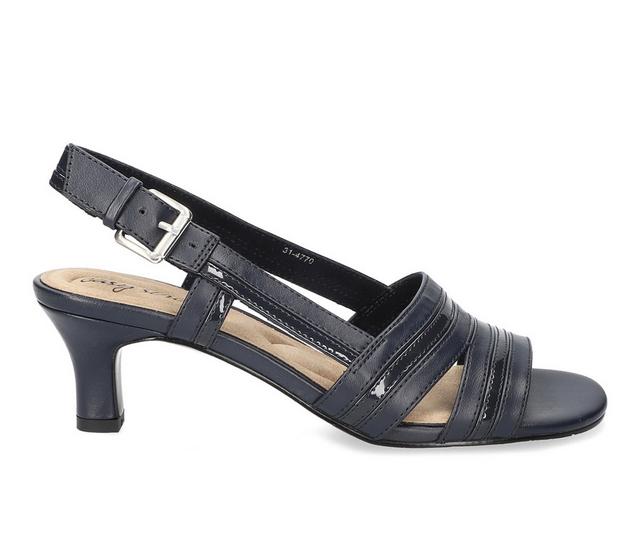 Women's Easy Street Meghan Pumps in Navy color
