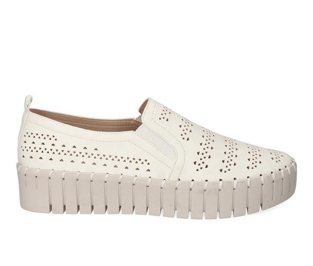 Women's Easy Street Peppy Sneakers in White color