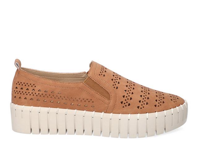 Women's Easy Street Peppy Sneakers in Tan color