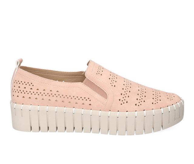 Women's Easy Street Peppy Sneakers in Blush color