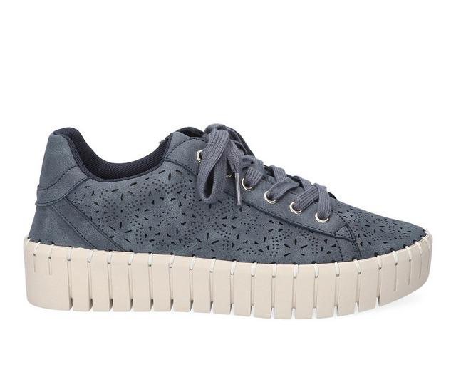 Women's Easy Street Retta Sneakers in Navy color