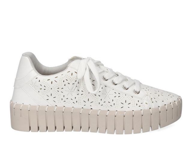 Women's Easy Street Retta Sneakers in White color