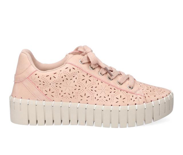 Women's Easy Street Retta Sneakers in Blush color