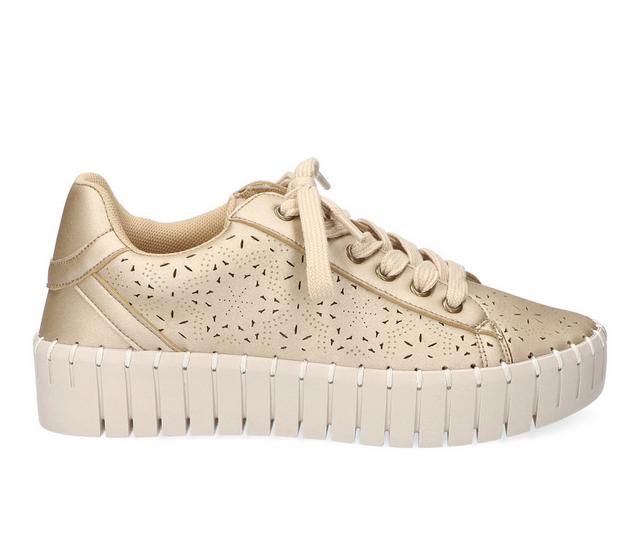 Women's Easy Street Retta Sneakers in Champagne color