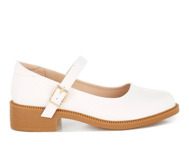 Women's London Rag Ejeta Flats in White color