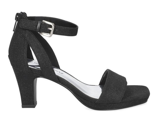 Women's Easy Street Ro Pumps in Black Glitter color