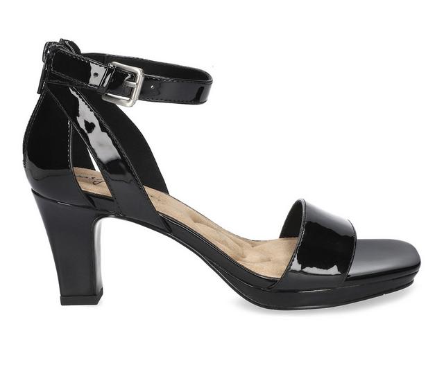 Women's Easy Street Ro Pumps in Black Patent color
