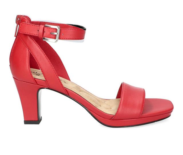 Women's Easy Street Ro Pumps in Red color