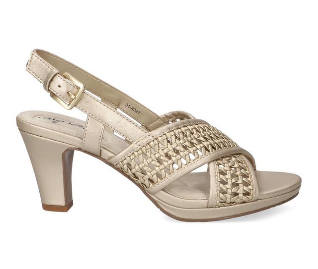 Women's Easy Street Sol Pumps in Champagne color